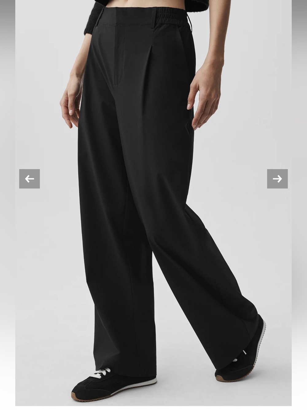 NWOT ALO High-Waist Pursuit Trouser. Size M Long. - Picture 4 of 6